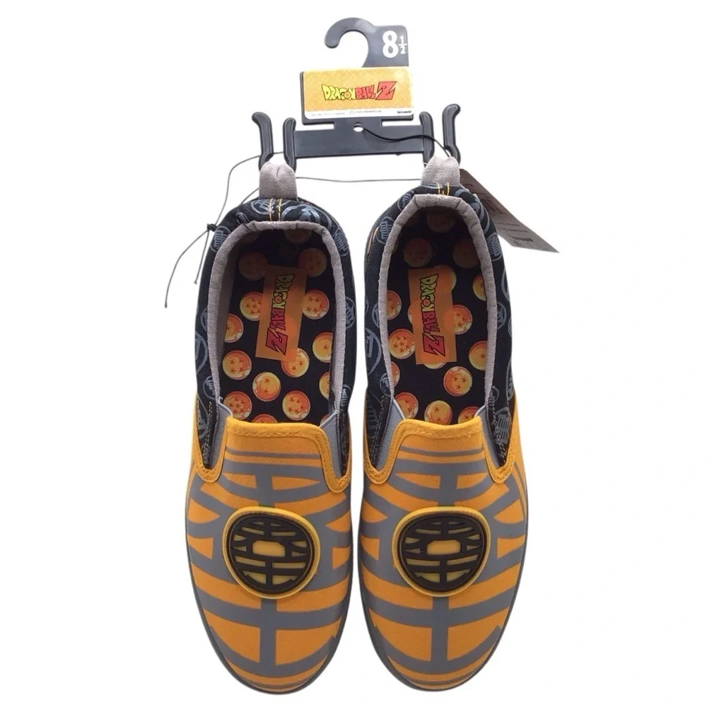 Dragonball Z Men's Slip On Comfort Casual Sneakers, Ground Up Size 8.5